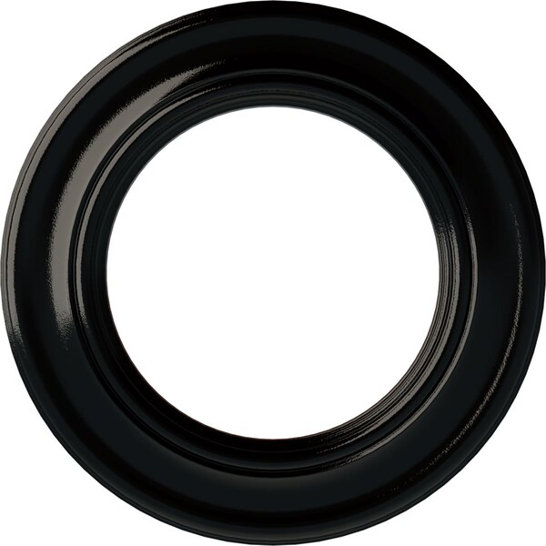 Ekena Millwork Holmdel Ceiling Medallion (Fits Canopies up to 12 7/8"), 20 7/8"OD x 12 7/8"ID x 1"P, Black Pearl CM20HOBPS - main